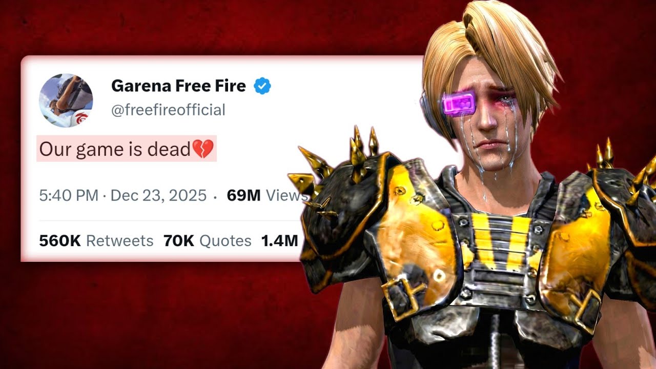 SORRY FREE FIRE LOVERS.. ITS OVER💔