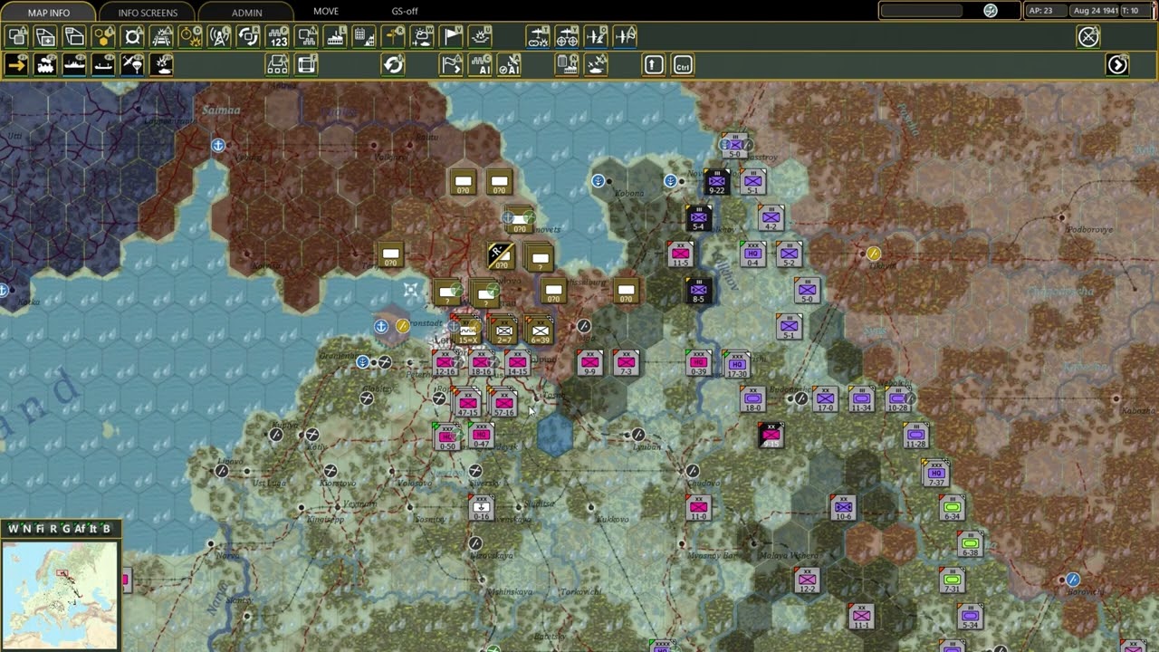 WITE2 Axis PBEM - T10 - The Soviet government evacuates Moscow