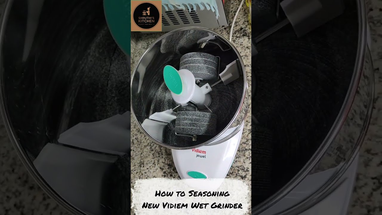 Unboxing Vidiem Tabletop Grinder |How to Seasoning New WetGrinder for 1st Time|#shruthiskitchendubai