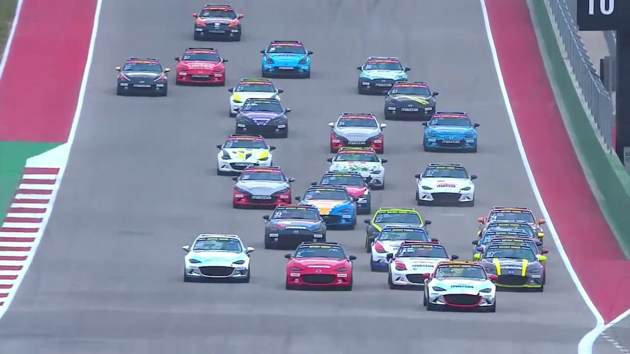 2019 Battery Tender Mazda Global Mx-5 Cup Race #2 at COTA
