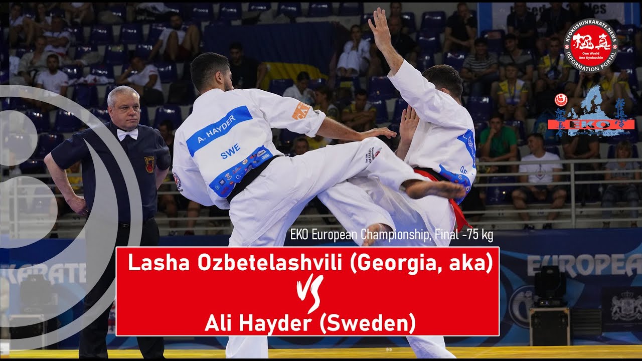 WKO EC 2021. Final -75 Lasha Ozbetelashvili (Georgia, aka) - Ali Hayder (Sweden)