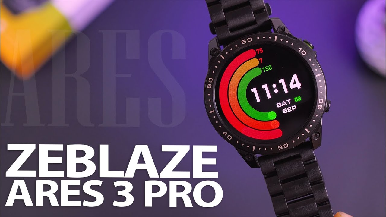ZEBLAZE ARES 3 PRO. Pełna recenzja. Twarze zegarka, funkcje, wymiana paska, zalety i wady.