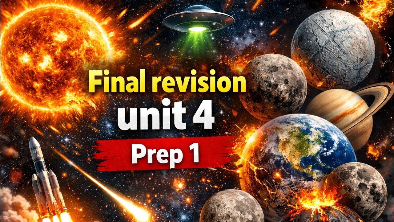 مراجعة unit 4 prep 1 2026 خلاصة الخلاصة 😉🤫♥️🔥