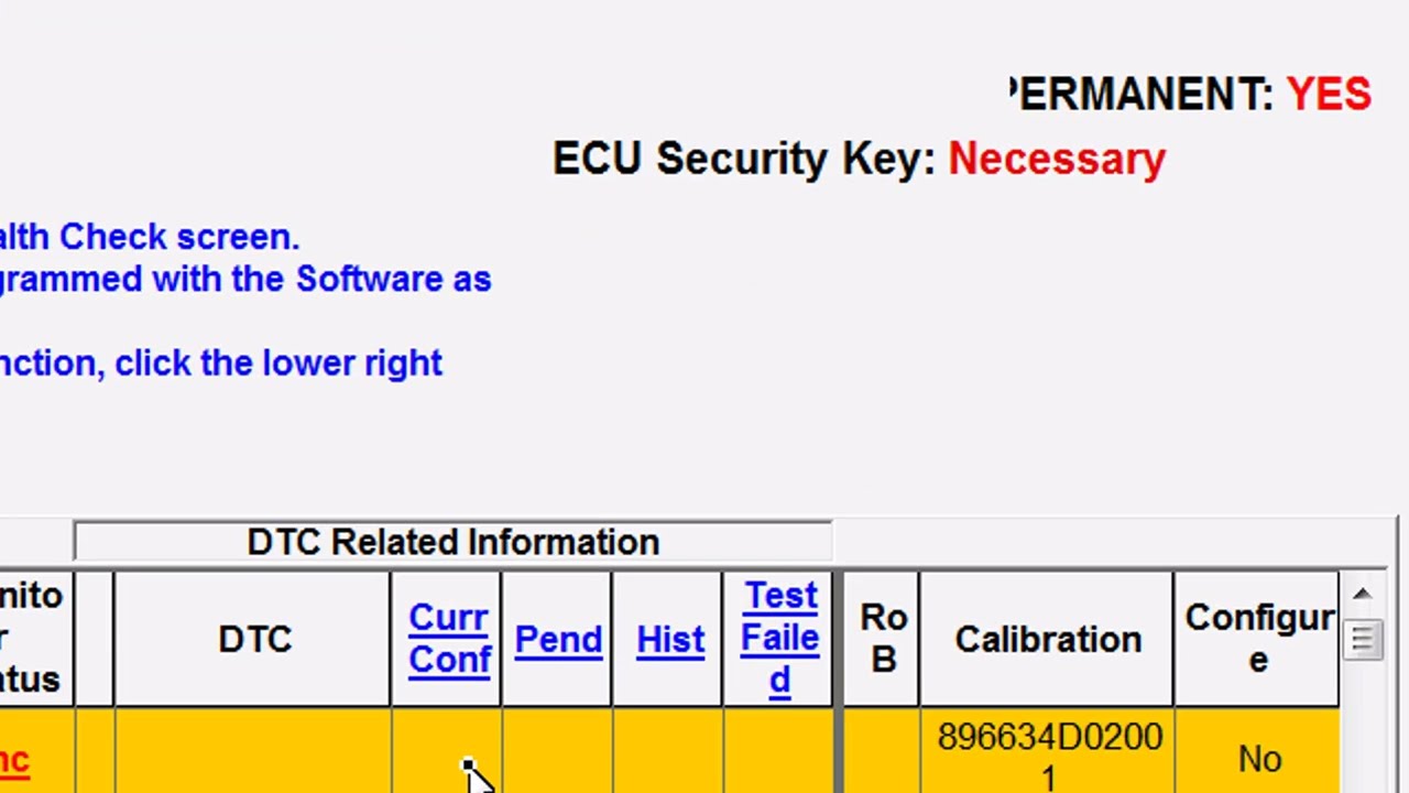 ECU Security Key Writing (Europe)
