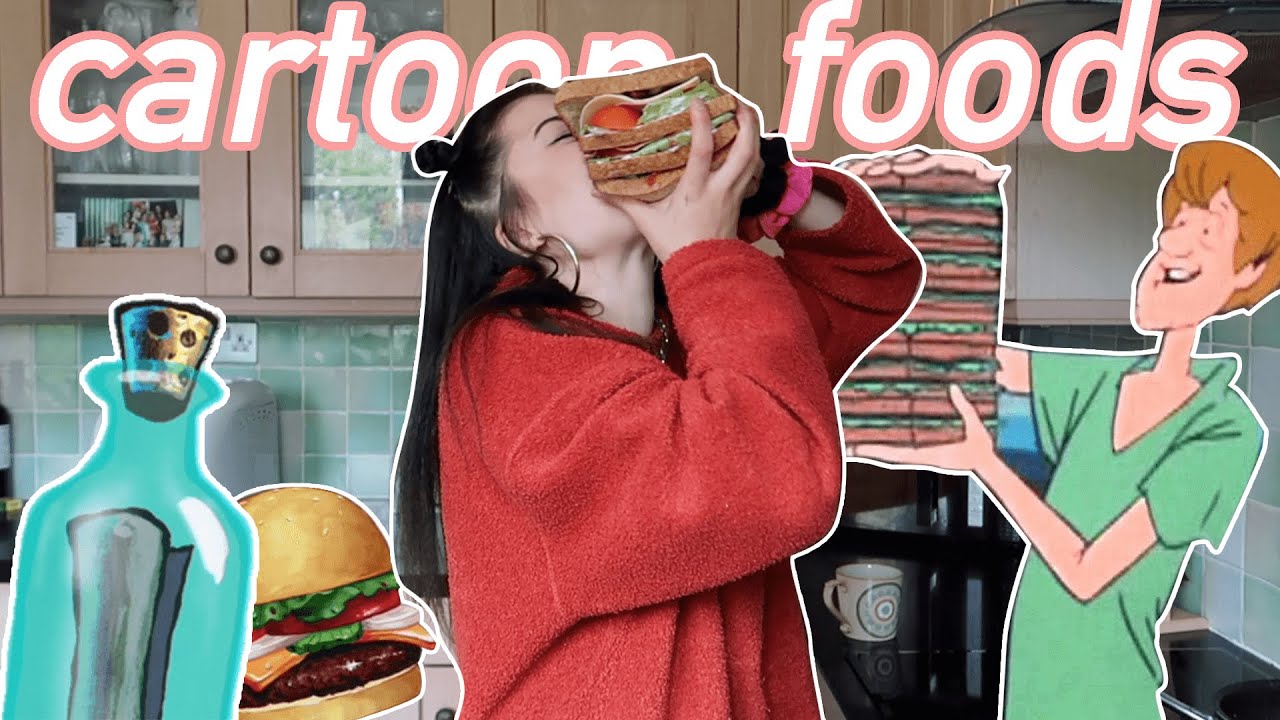 eating only CARTOON FOODS from my childhood