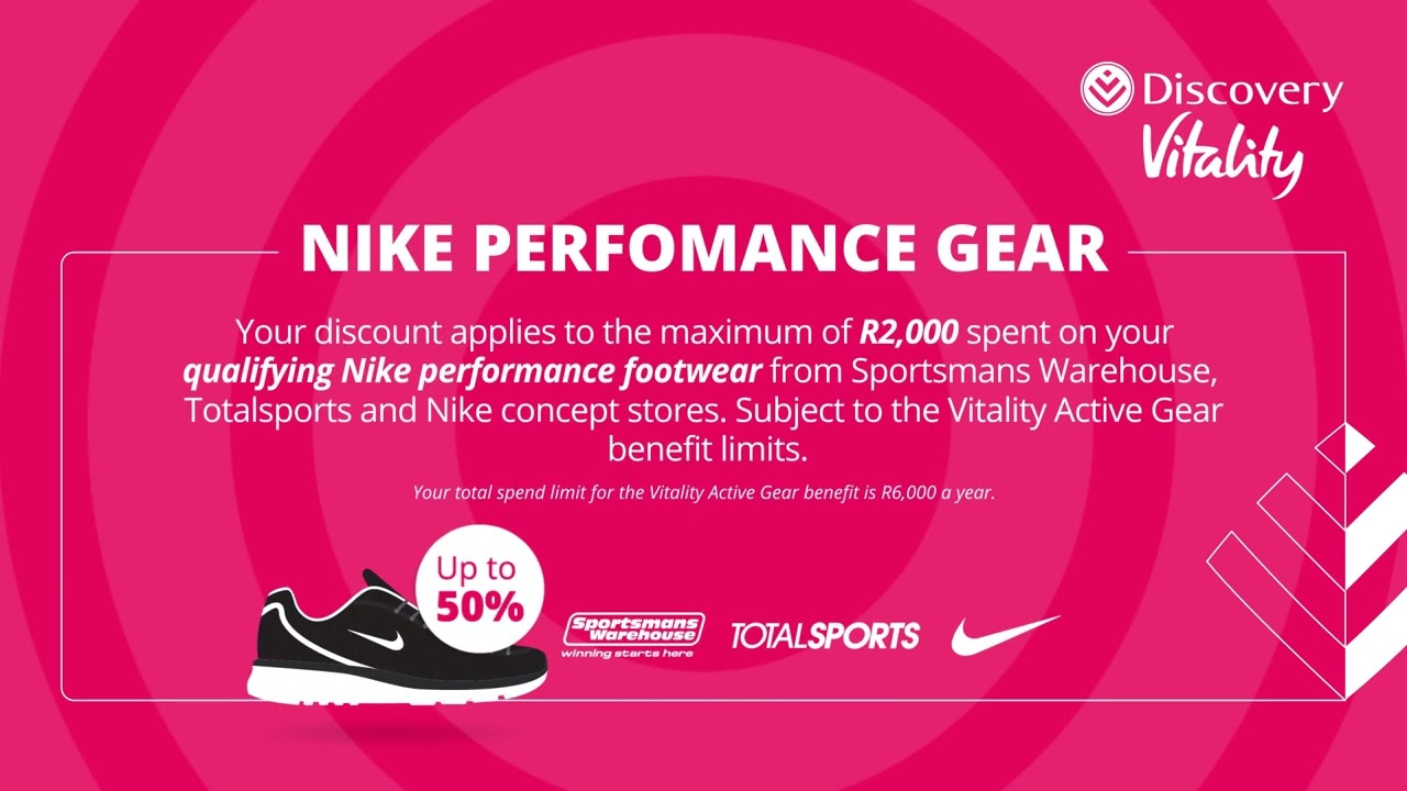 Vitality Active Gear &ndash; Fitness Device and Nike performance gear