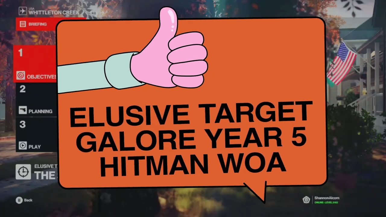 Hitman: WoA - Elusive Target Galore (Year 5) Part 1