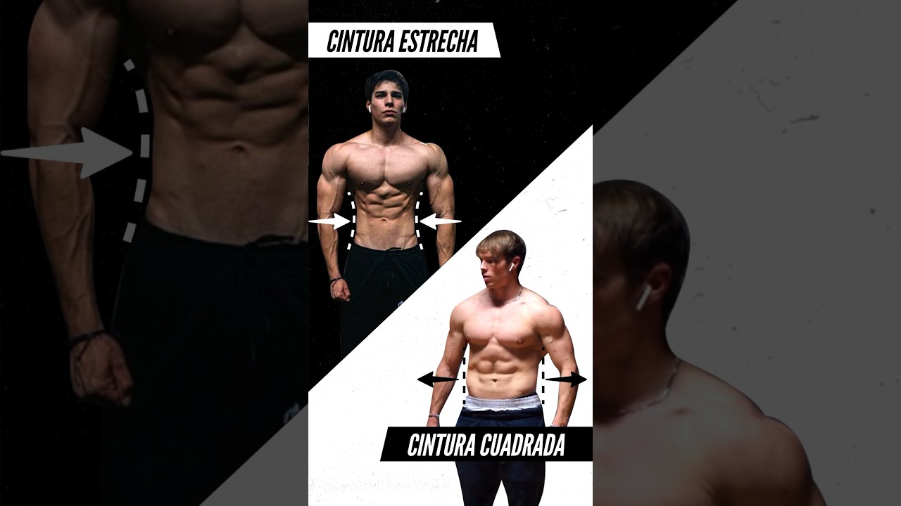 🔥Cintura estrecha vs cintura ancha🔥 &iquest;c&oacute;mo corregir tu cintura? 🤔💪🏼 #gym #fitness #shorts