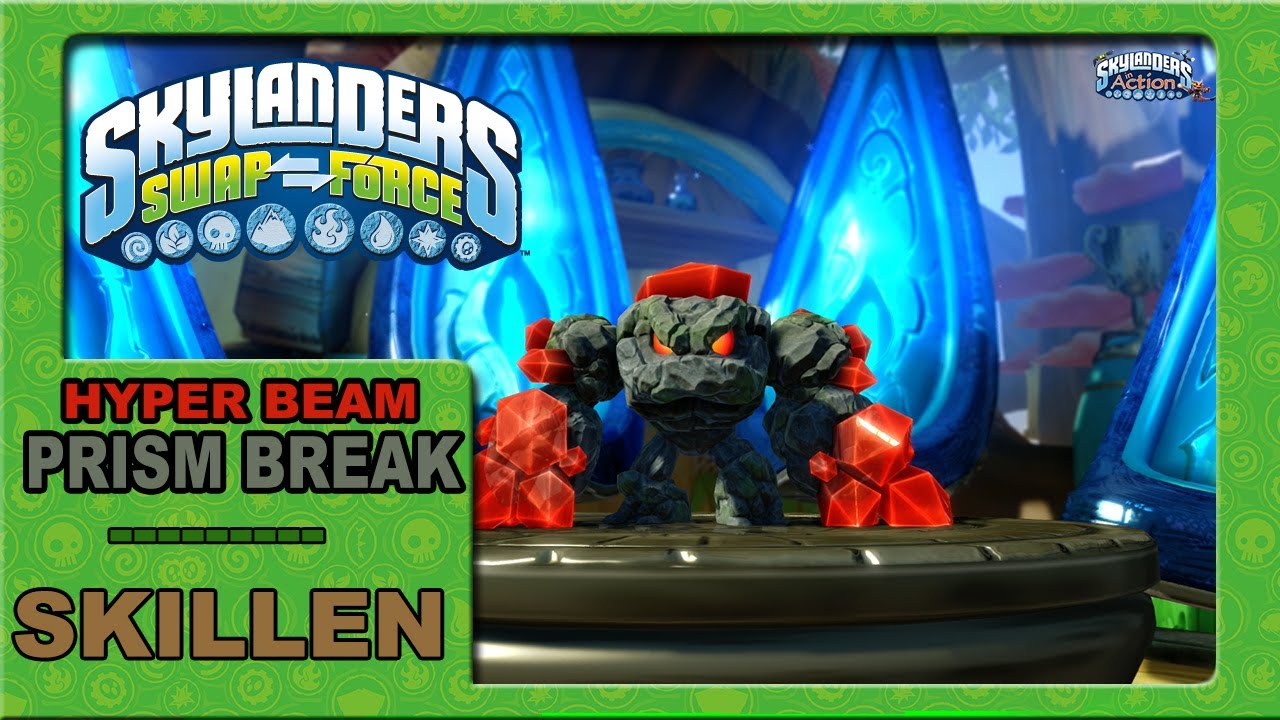 Hyper Beam Prism Break Serie 3 Skillen auf Kristaller & Prismantiker Skylanders Swap Force (HD+)