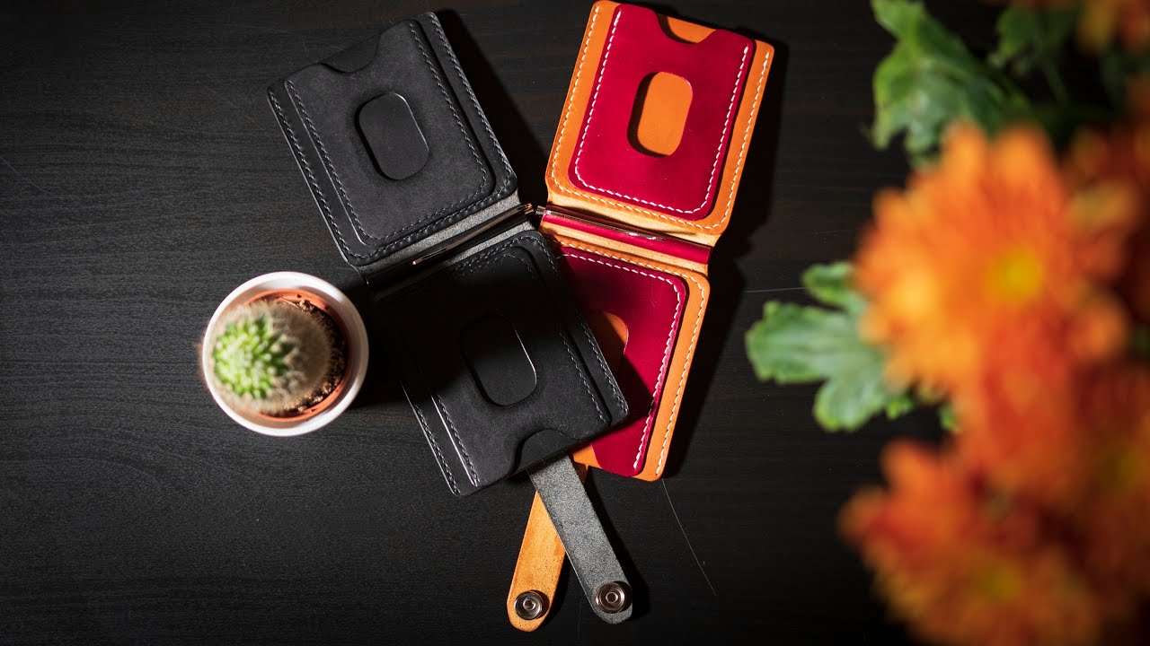 DIY Bifold MoneyClip Wallet V 2.0. Free PDF Template