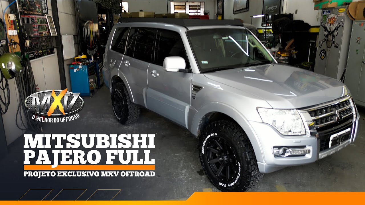 PAJERO FULL DE MANAUS PRONTA PARA EXPEDIÇÕES - PROJETO EXCLUSIVO MXV OFFROAD