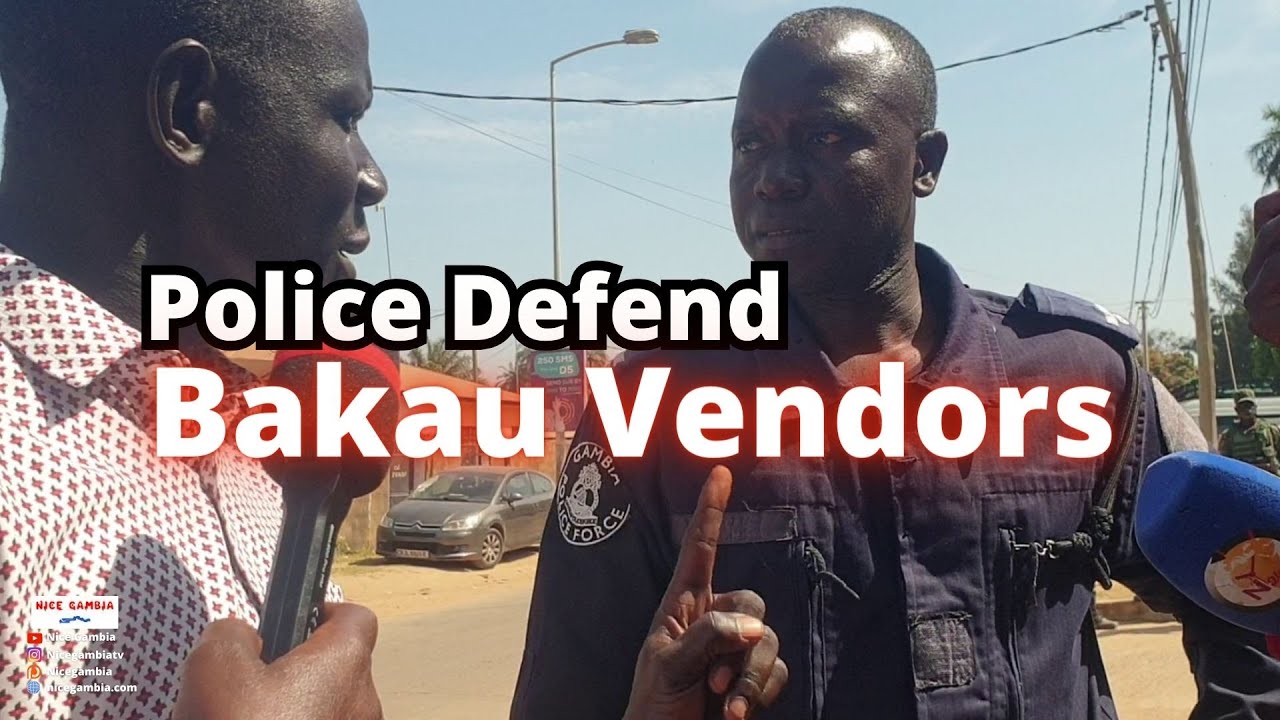 Para Military defending bakau vendors