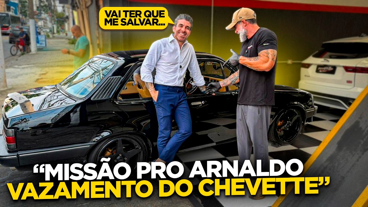CHEVETTE NA PITSTOP... ARNALDO TEM UMA MISSÃO
