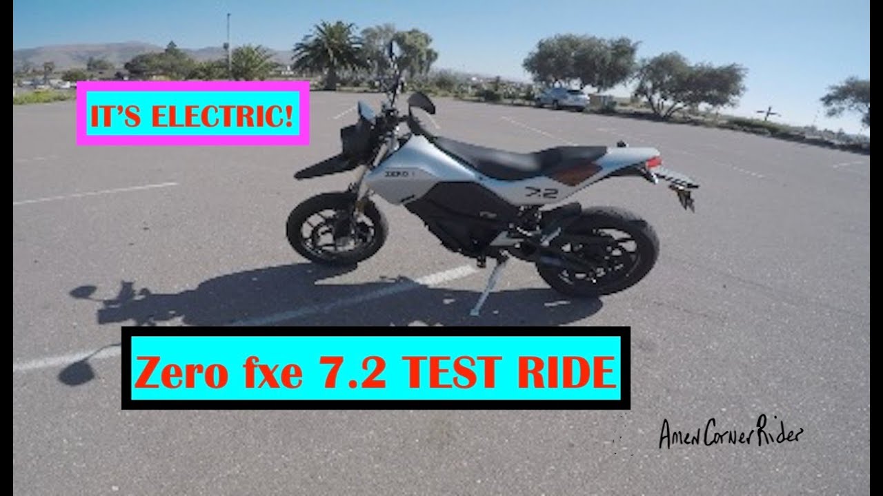 ZERO FXE 7.2 Test Ride. First time on an Electric Motorcycle. (It's a blast)