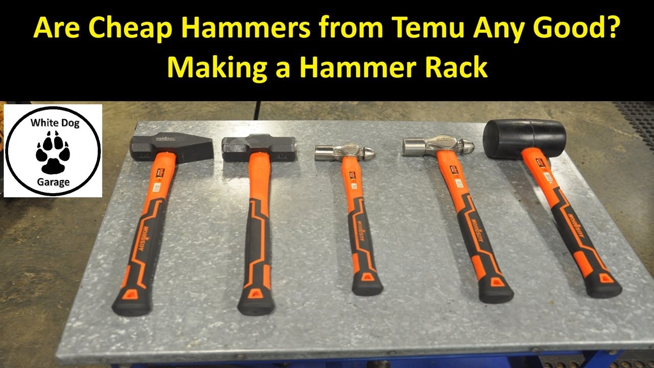 5 Cheap Hammers from Temu – are they worth it? | Hammer Rack Build