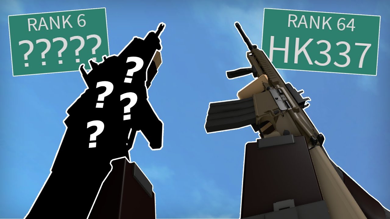 The Secret Rank 6 HK337 in Phantom Forces...