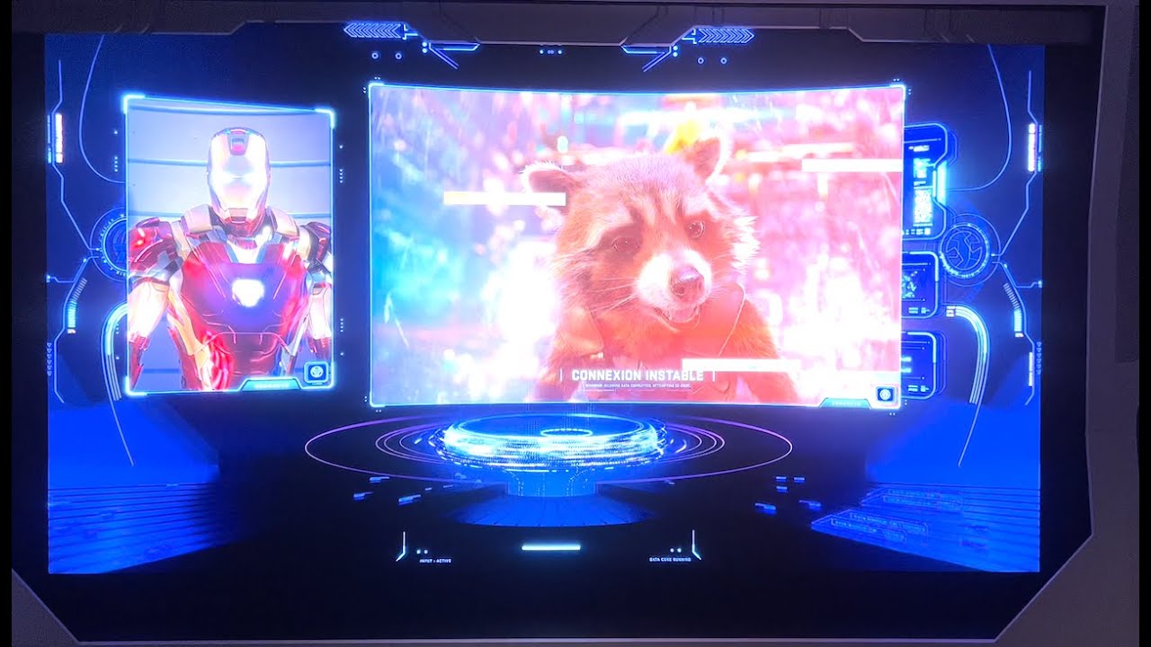 Avengers Assemble Flight Force Queue Video at Avengers Campus in Disneyland Paris