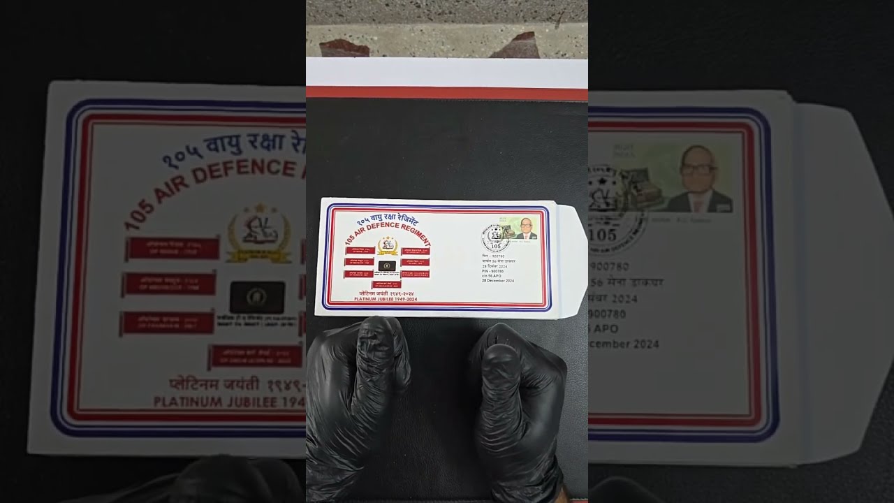 LIVE 3🔴 Unboxing of First Day Cover Related to Indian Army from the Department of Post, India.
