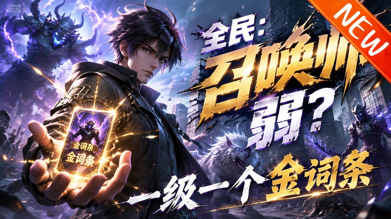 💥【新番上线】《全民：召唤师弱？一级一个金词条》第1~61集丨沈非觉醒最废召唤师却绑定神话词条系统，凡兽可进化登神。青鸾幼鸟吞噬逆天成长，打脸家族一路逆袭成神。#斗破动漫 #逆袭 #动漫
