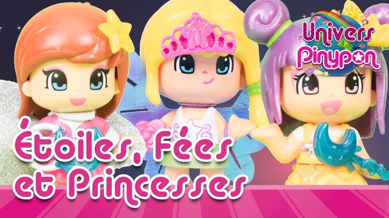 La princesse Pinypon, la Fée et l'Etoile Pinypon échangent tous leurs accessoires Mix is Max!