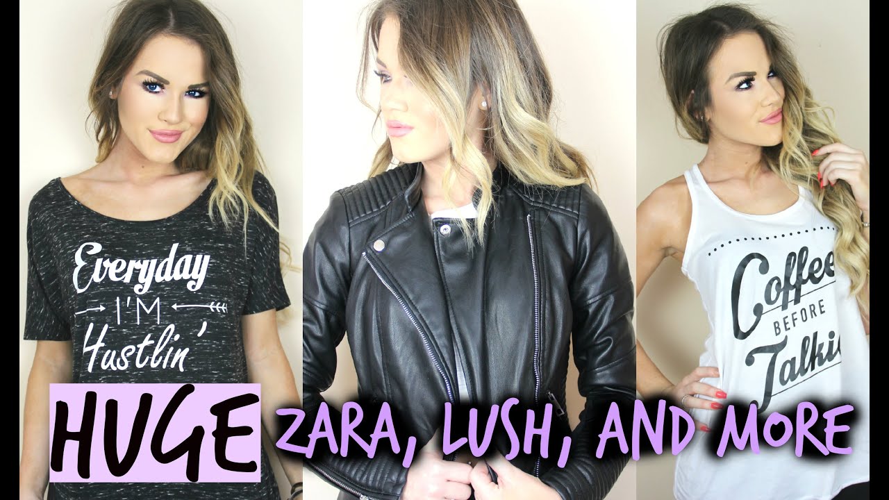 HUGE HAUL | ZARA, LUSH, & Katydid.com