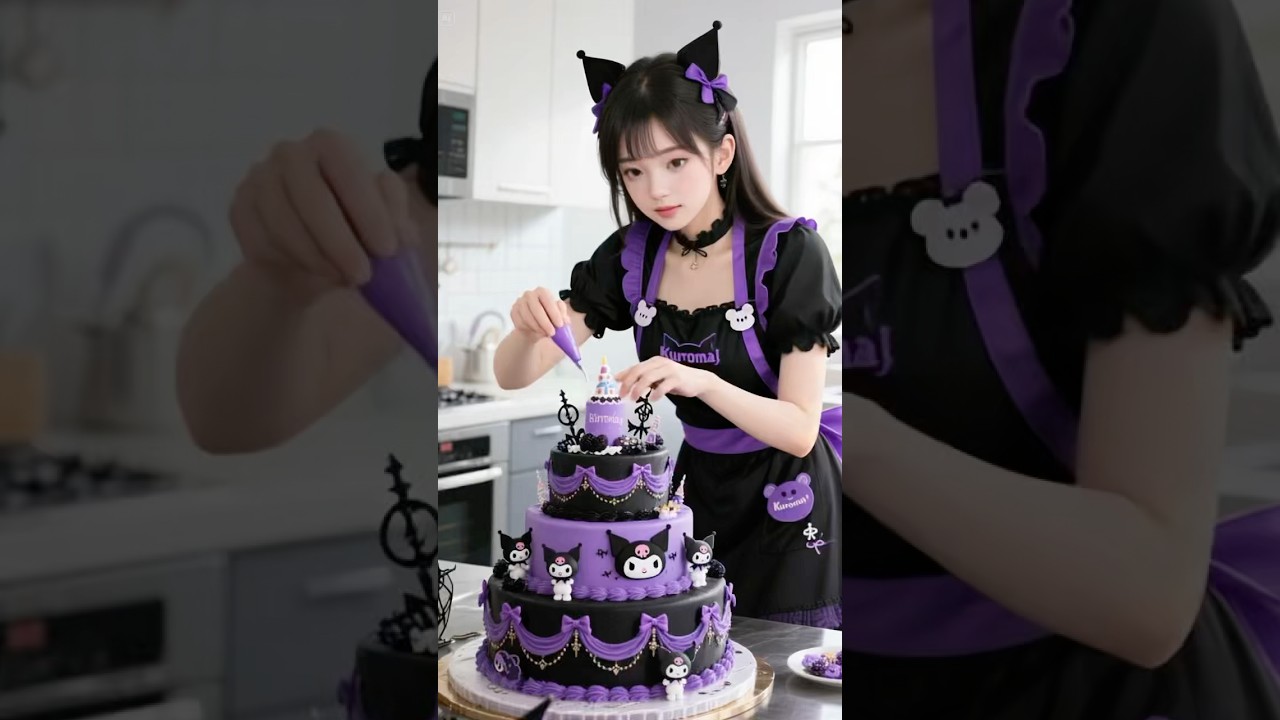 Kue ulang tahun dan kakak cantik 🥰 kalian pilih yang mana nih ? #kuromi #mymelody #cinnamoroll
