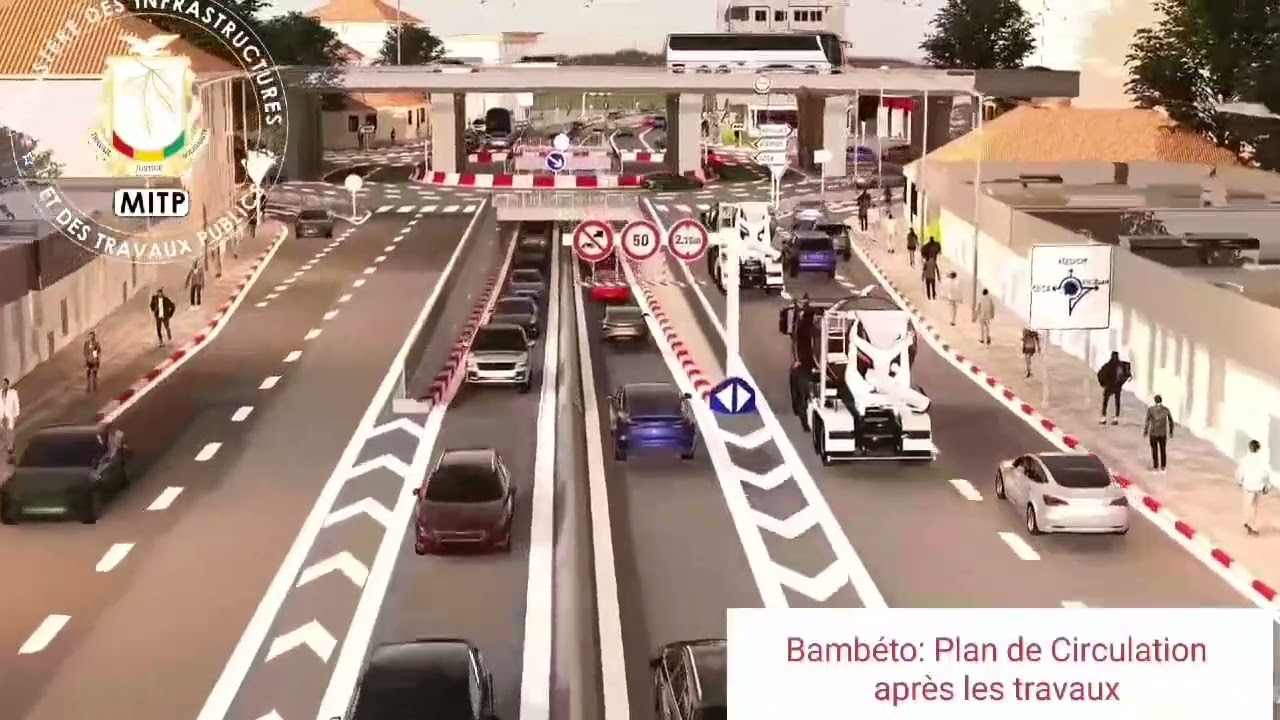 🔴 Voici à quoi va ressembler l'échangeur de Bambeto après les travaux 🌁🏗🛣🚧‼️📢✅️