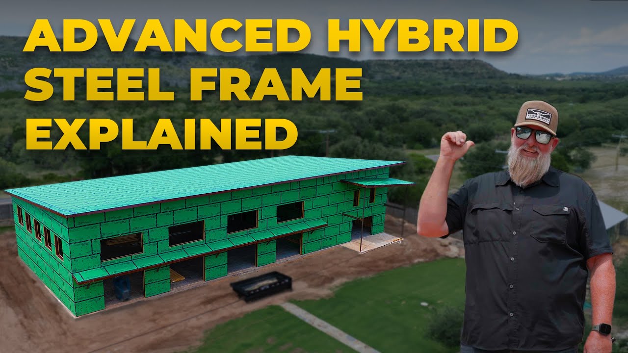 Advanced Hybrid Steel Framing Explained | Sports Barndominium Build | Texas Best Construction