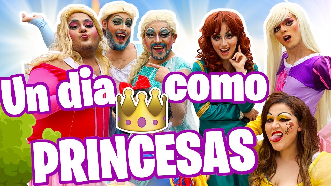 UN DIA COMO LAS PRINCESAS DISNEY DRAG !!/ Memo Aponte