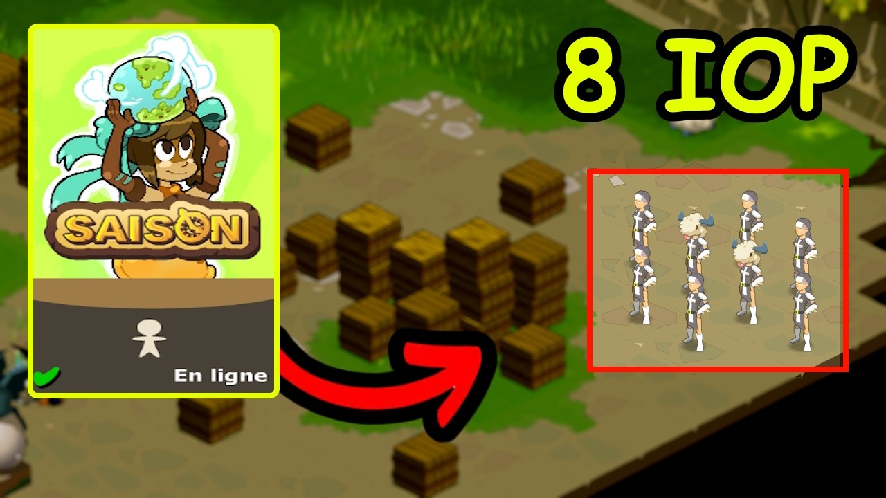 AVENTURE DE 0 : TEAM 8 IOP COMPO CHEAT #1 - DOFUS RETRO