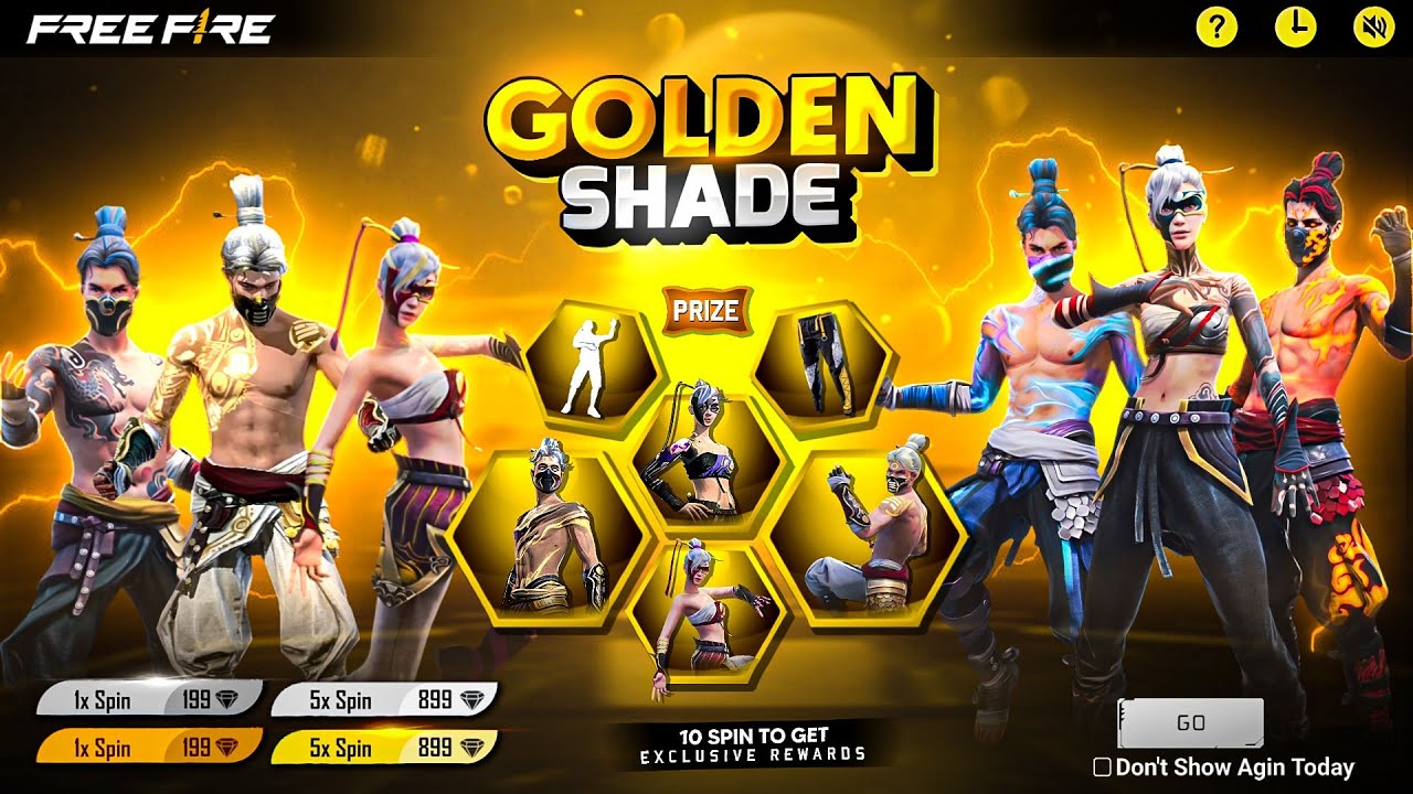 Golden Shade Bundle Return Confirm Date 😍 | Ff New Event Bd Server | Free Fire New Event