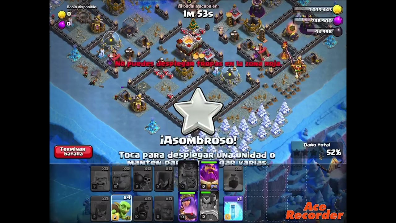 Clash of clans [Speedrun try] Snow Day Challenge
