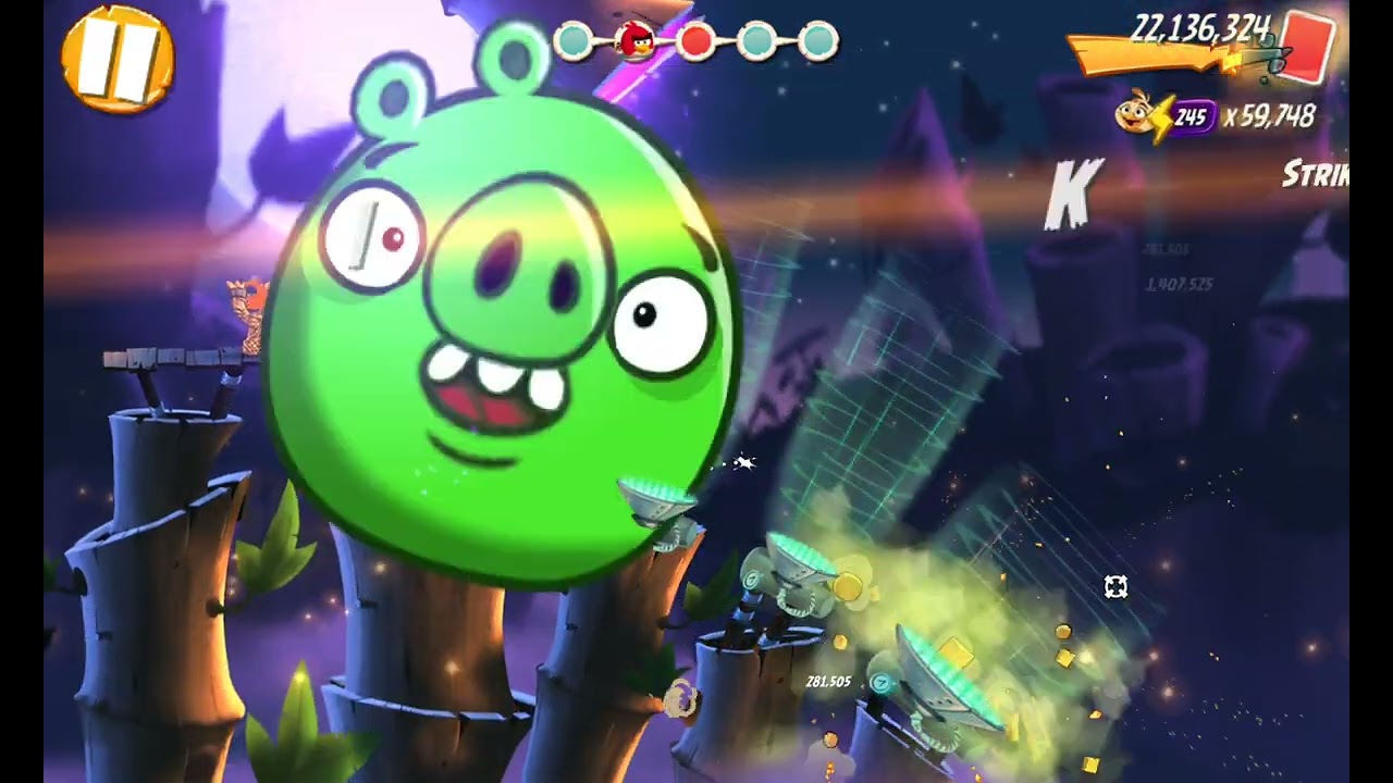 Unlock Levels 974-976 Hard Level Angry Birds 2 Bamboo Forest Central Pork Part 143