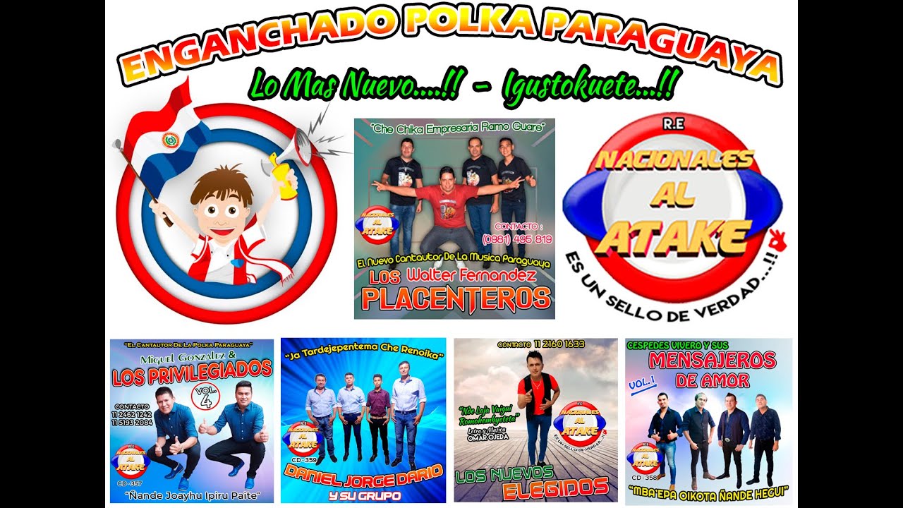 POLKA PARAGUAYA - ENGANCHADO 5x1 ((LO MAS NUEVOS - IGUSTOKUETE)) NACIONALES AL ATAKE 2021