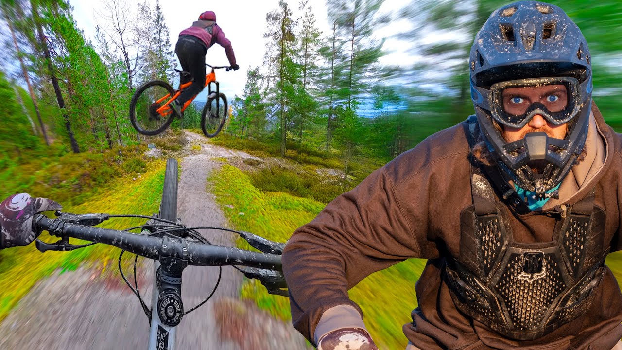 40 År Nybegynner prøver Downhill - Drammen bikepark