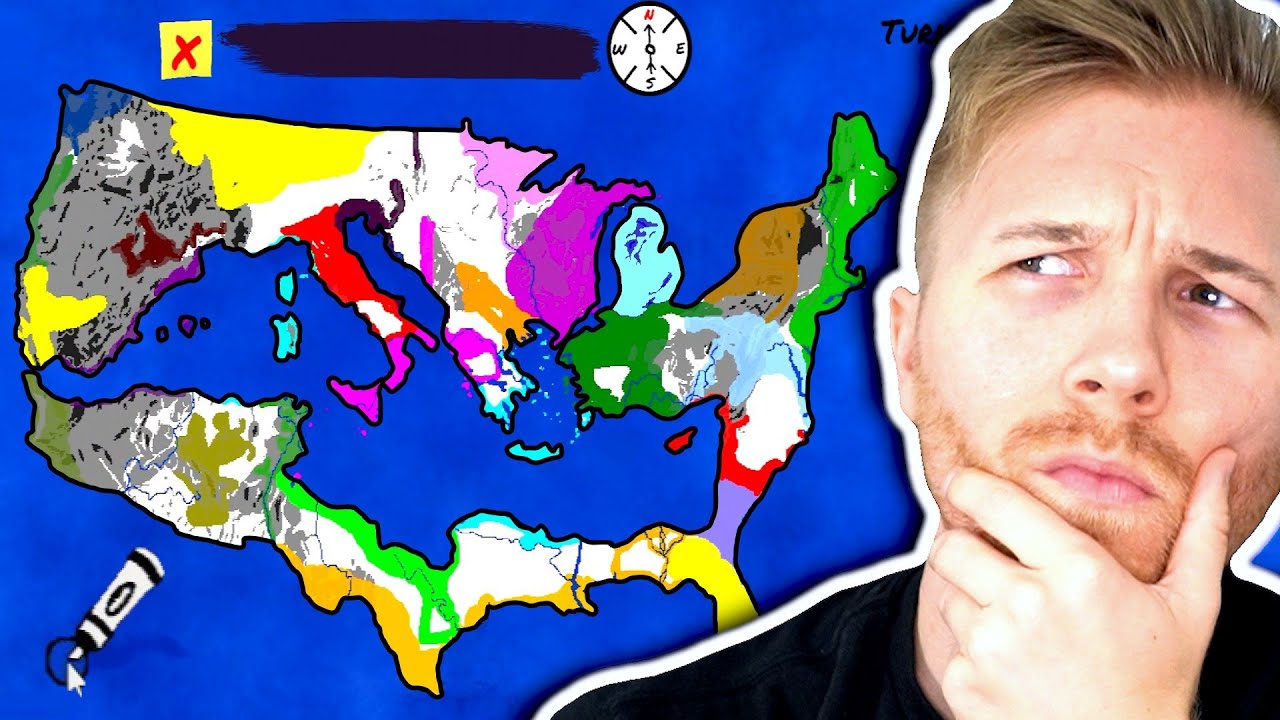 I Blended US States & European Countries in an INSANE Drawing Battle! (Doodle Empires)