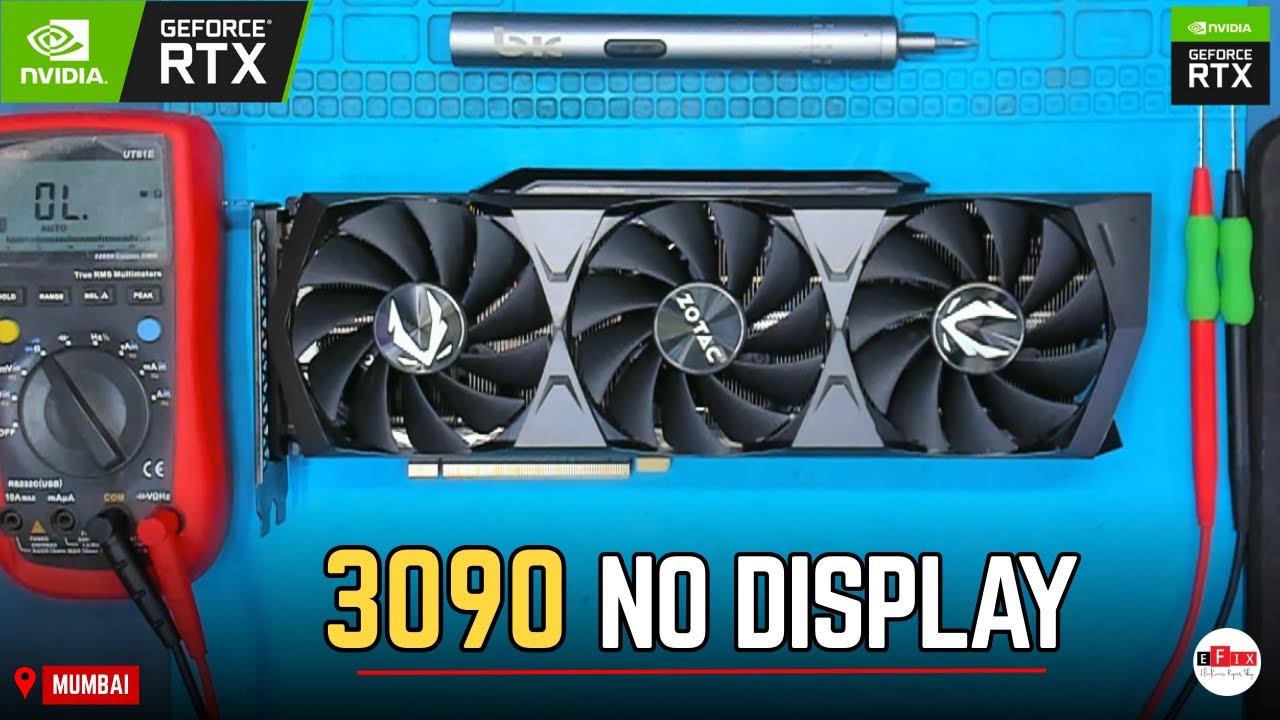 RTX 3090 No Display Fix | GPU Repair in Mumbai | eFix