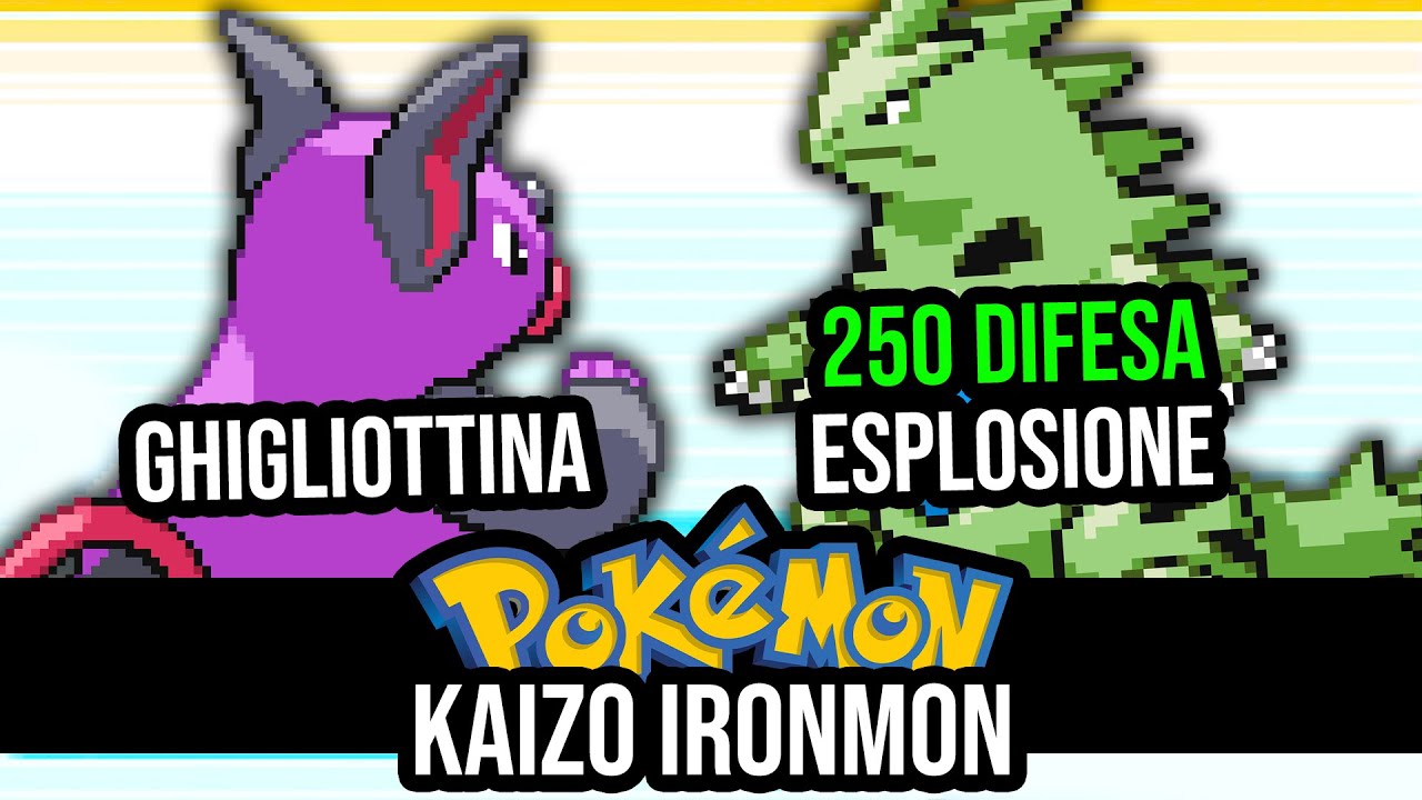 Questa KAIZO IRONMON di POKÉMON ROSSO FUOCO ti farà RIVALUTARE GHIGLIOTTINA