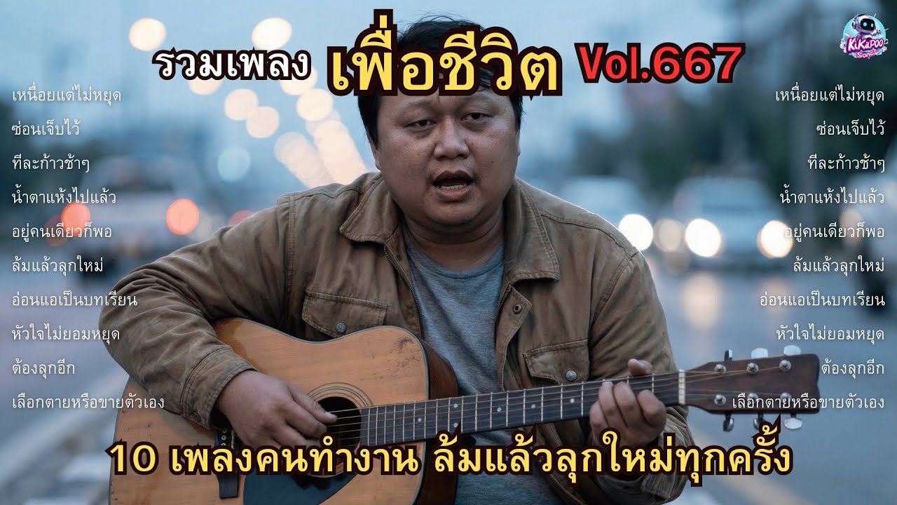 รวมเพลงเพื่อชีวิต Vol.667 💪 เหนื่อยแต่ไม่หยุด | 10 เพลงคนทำงาน ล้มแล้วลุกใหม่ทุกครั้ง (2026)