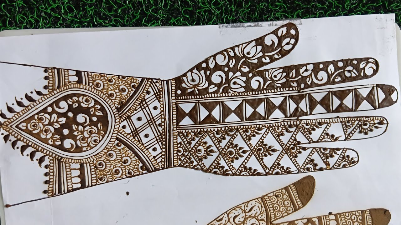 Easy & Stylish Full Hand Mehendi Design Latest Front Hand Bridal Mehendi Design#mehndi #livesession 