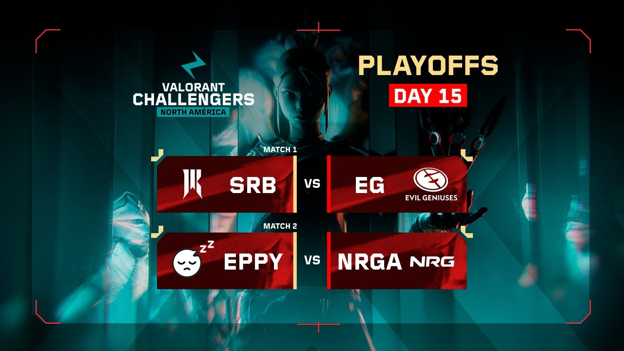SRB vs EG | EEPY vs NRGA | VALORANT Challengers NA | Playoffs | Week 5 Day 2