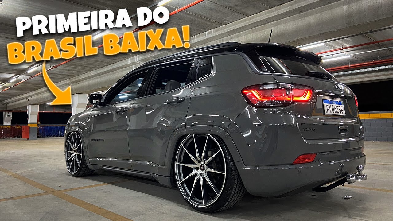 JEEP COMPASS SUSPENSÃO A AR RODAS ARO 22 CONFIRA