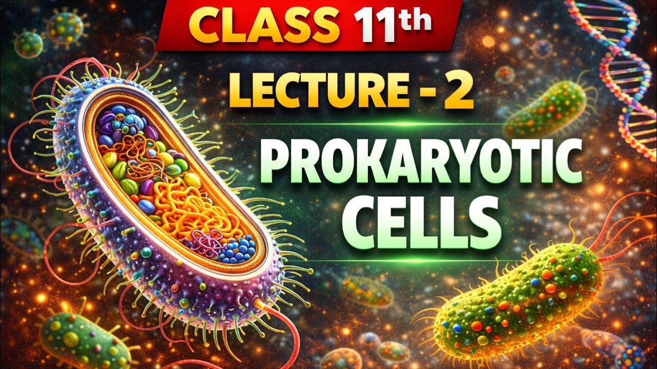 Prokaryotic Cell Explained | Cell: The Unit of Life | Lecture 2 | Class 11 Biology