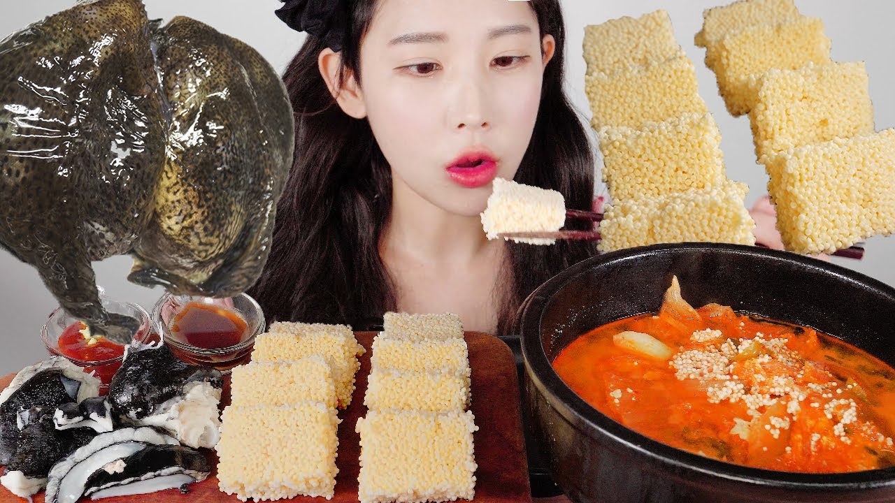 못생겼지만 별미! 도치 알찜 알탕 숙회 먹방! ugly fish mukbang korean food