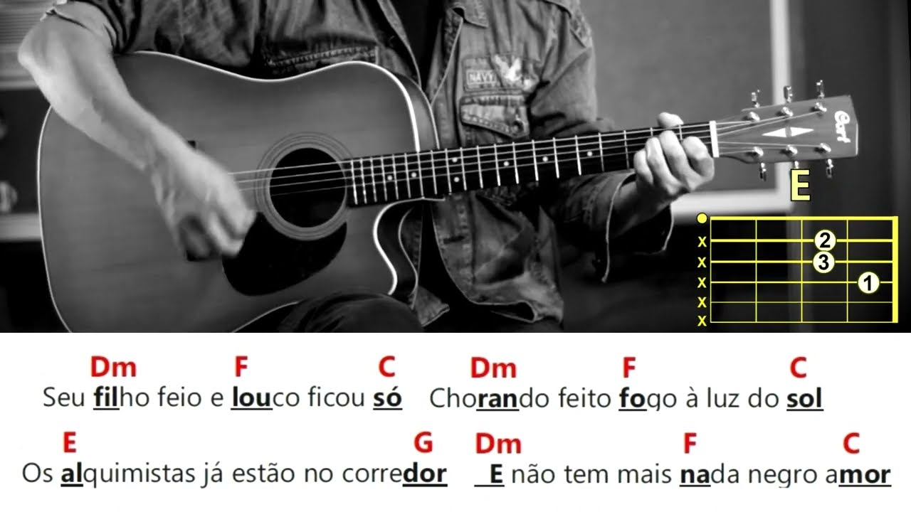 Negro Amor - Engenheiros do Hawai - Aula de Violão #poprock #engenheirosdohawaii #auladeviolao