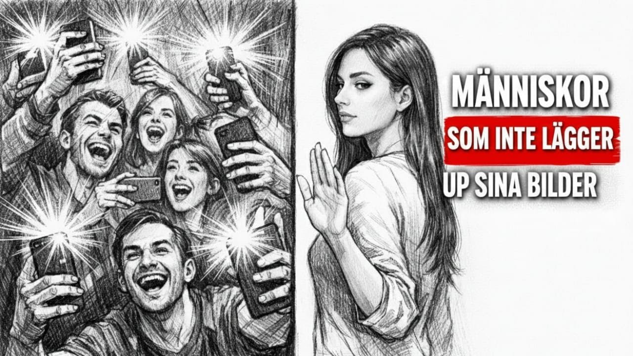 Psykologin bakom människor som inte lägger upp sina foton på sociala medier