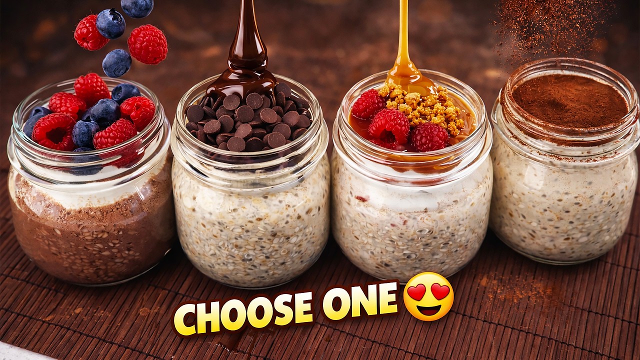 Healthy Breakfast Just Got ADDICTIVE (5 Overnight Oats Recipes)