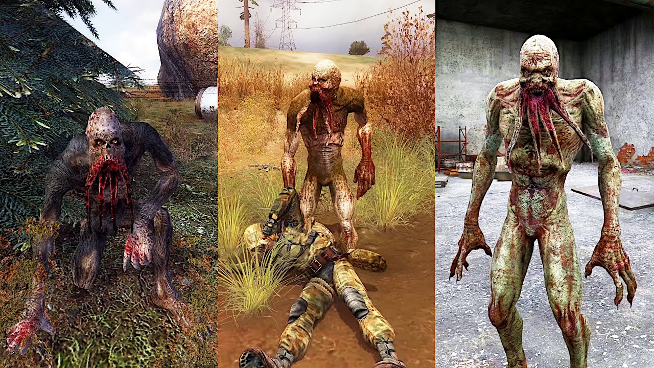 Every Mutant in STALKER Comparison