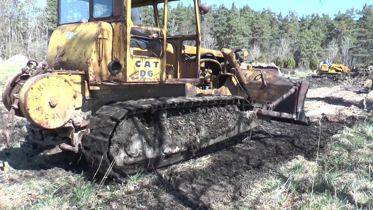 Many old Bulldozer CAT, MF at the same place 2013