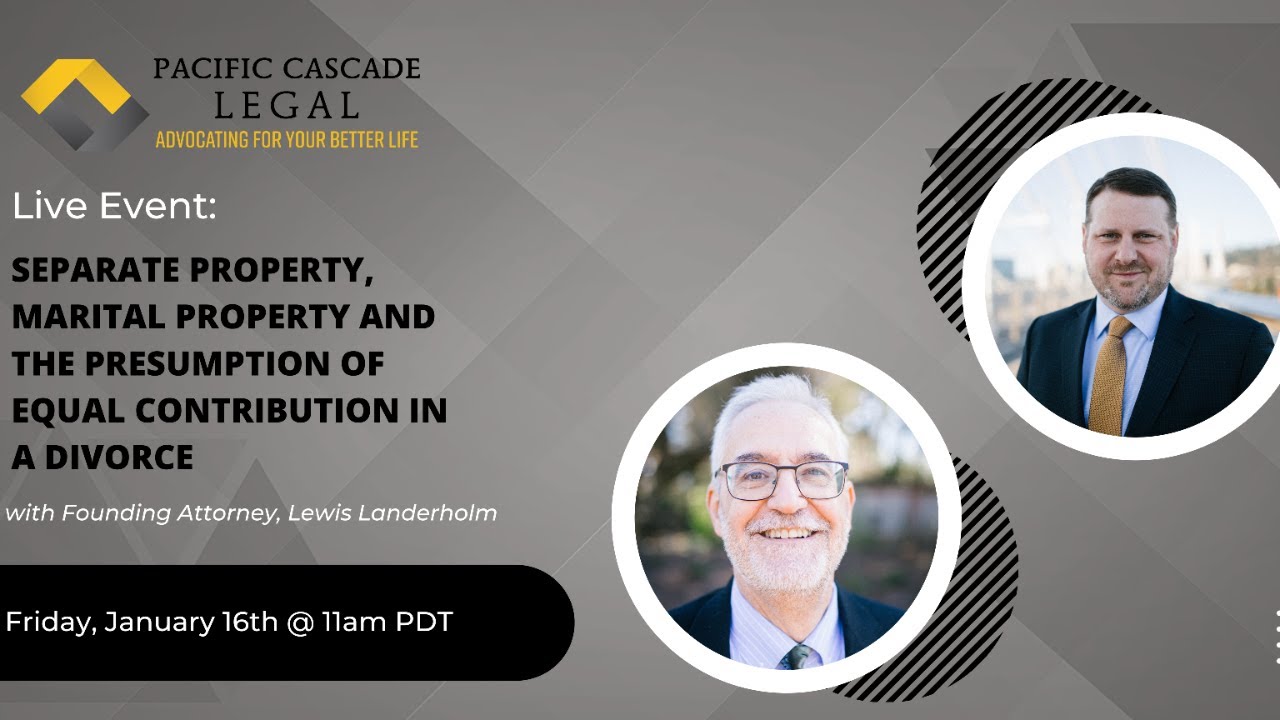 Property and the Presumption of Equal Contribution in a Divorce